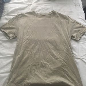 Olive colored tee